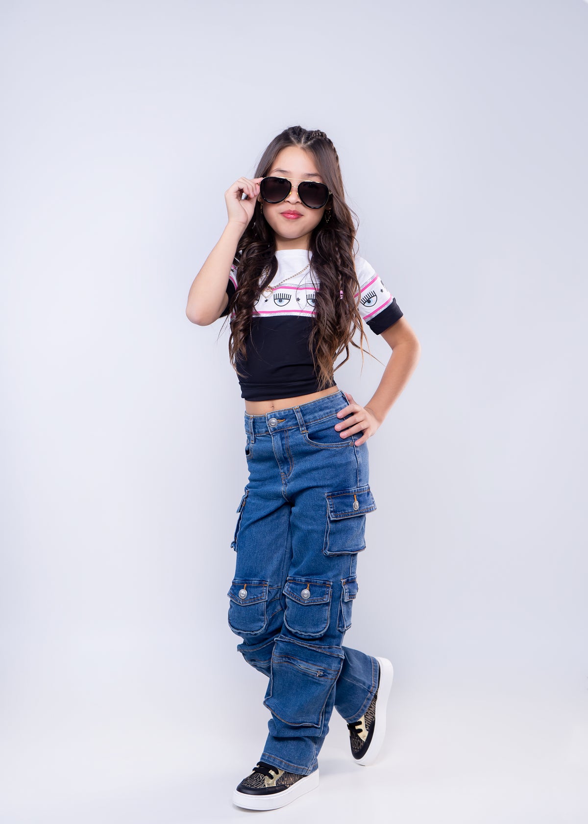 Jeans fashion nova kids azul
