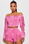 Short FashionNova Pink