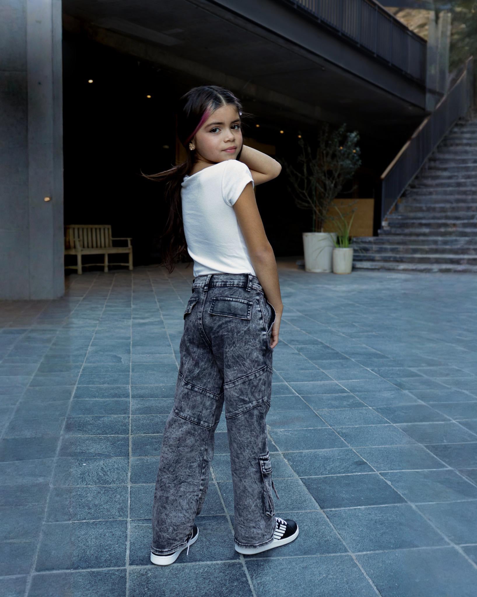 Jeans Fashion Nova kids gris