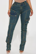 Jeans Fashion Nova Verde