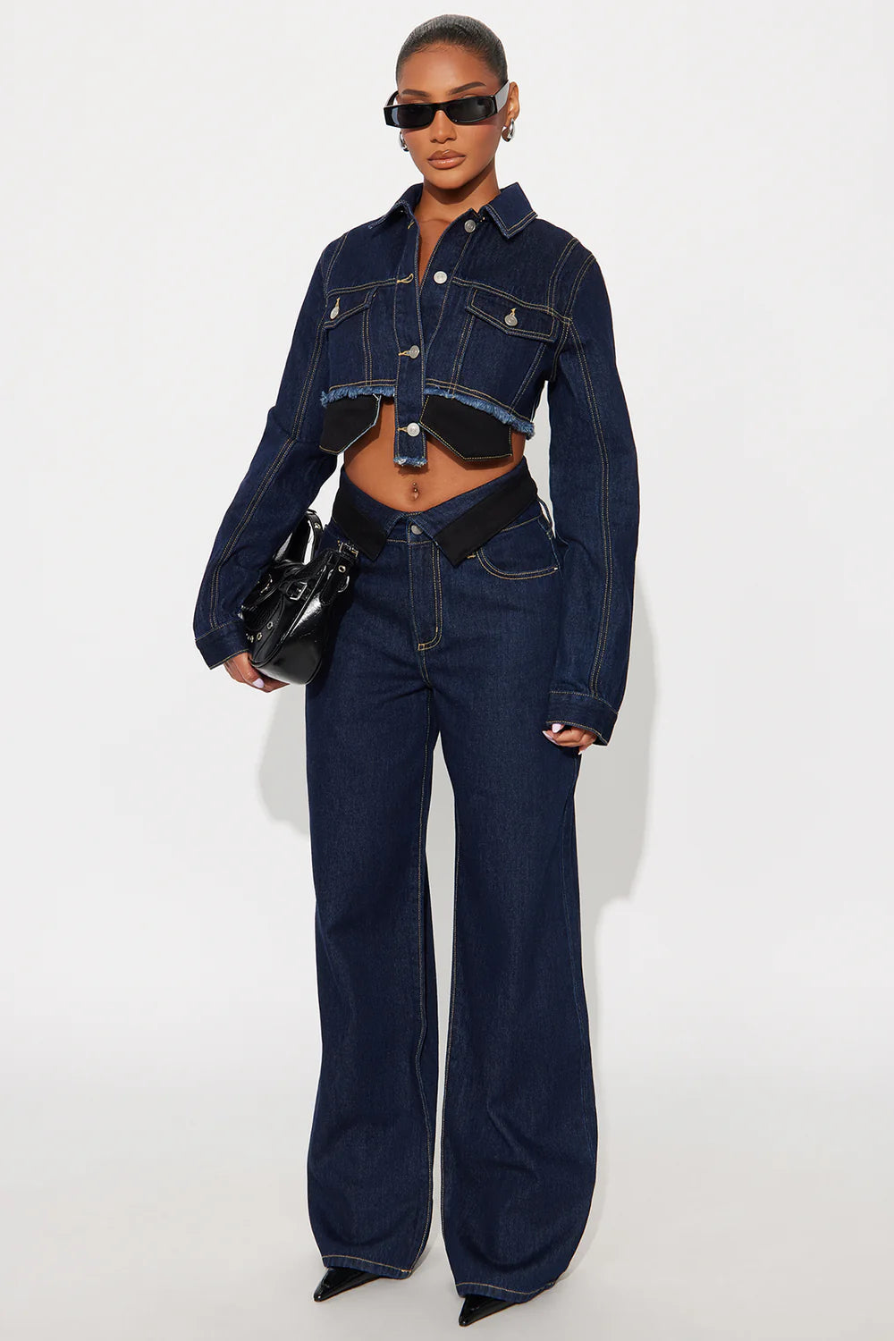 Conjunto fashion nova azul