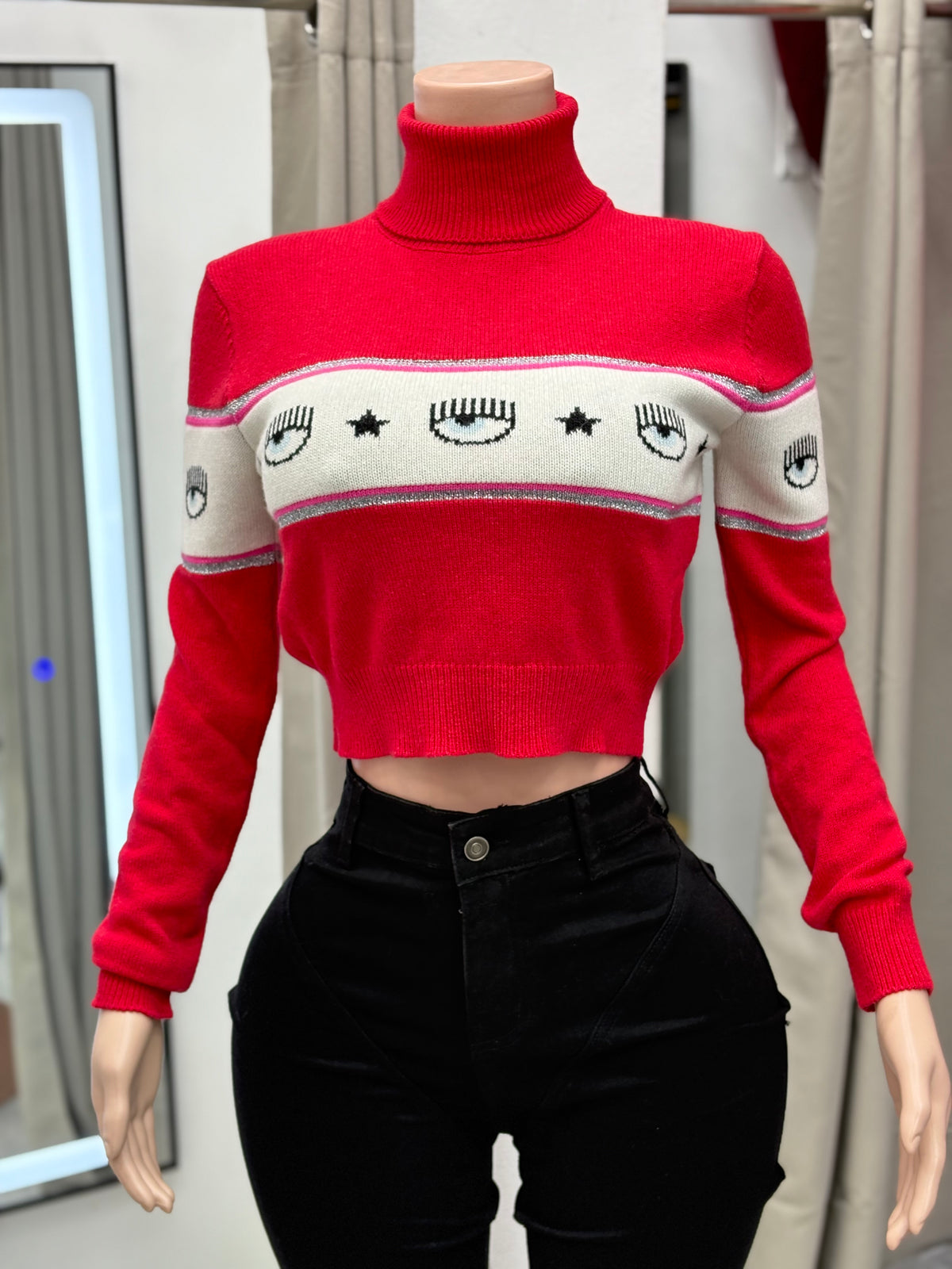 Chaleco Chiara Ferragni Rojo