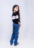Jeans fashion nova kids azul