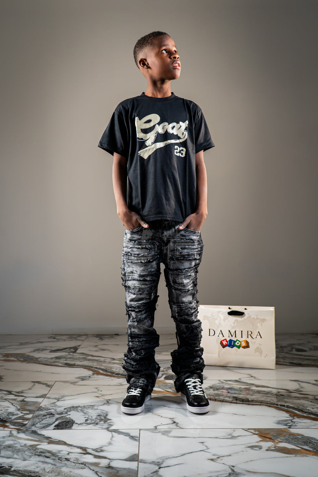 Jeans Fashion Nova Kids Negro