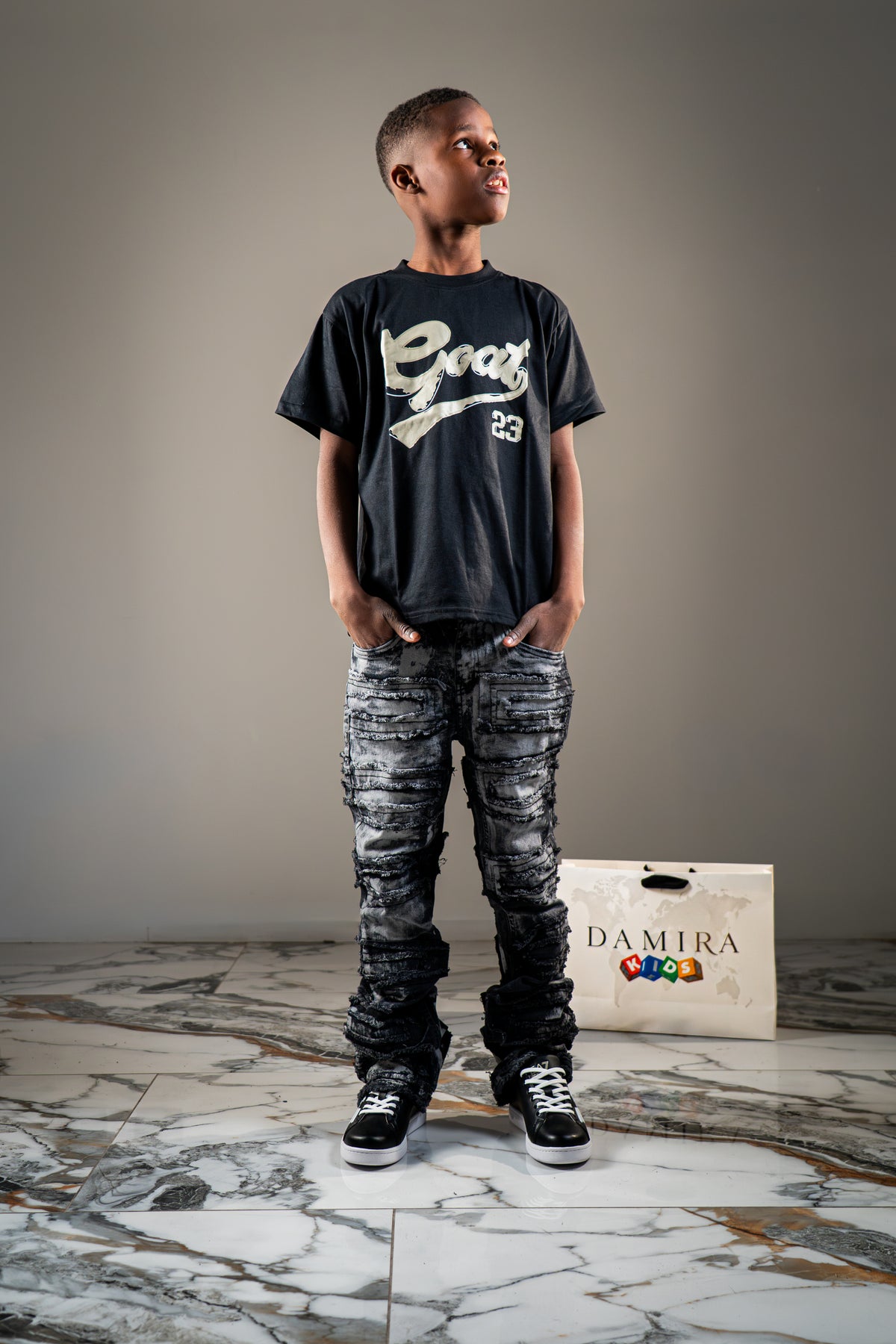 Jeans Fashion Nova Kids Negro