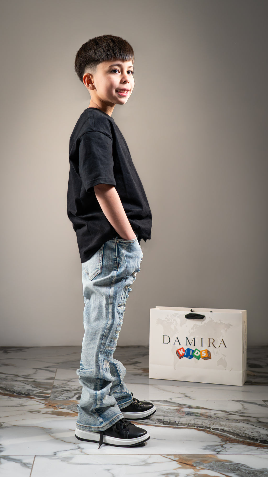 Jeans Fashion Nova Kids celeste