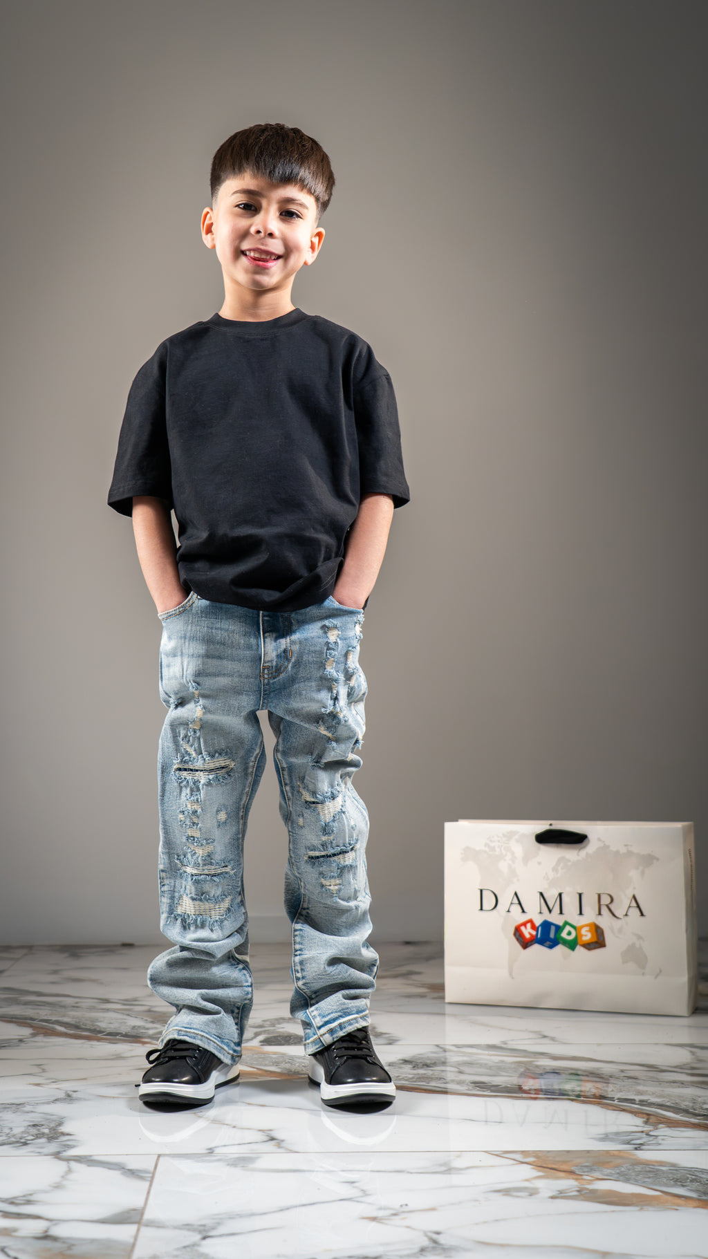 Jeans Fashion Nova Kids celeste