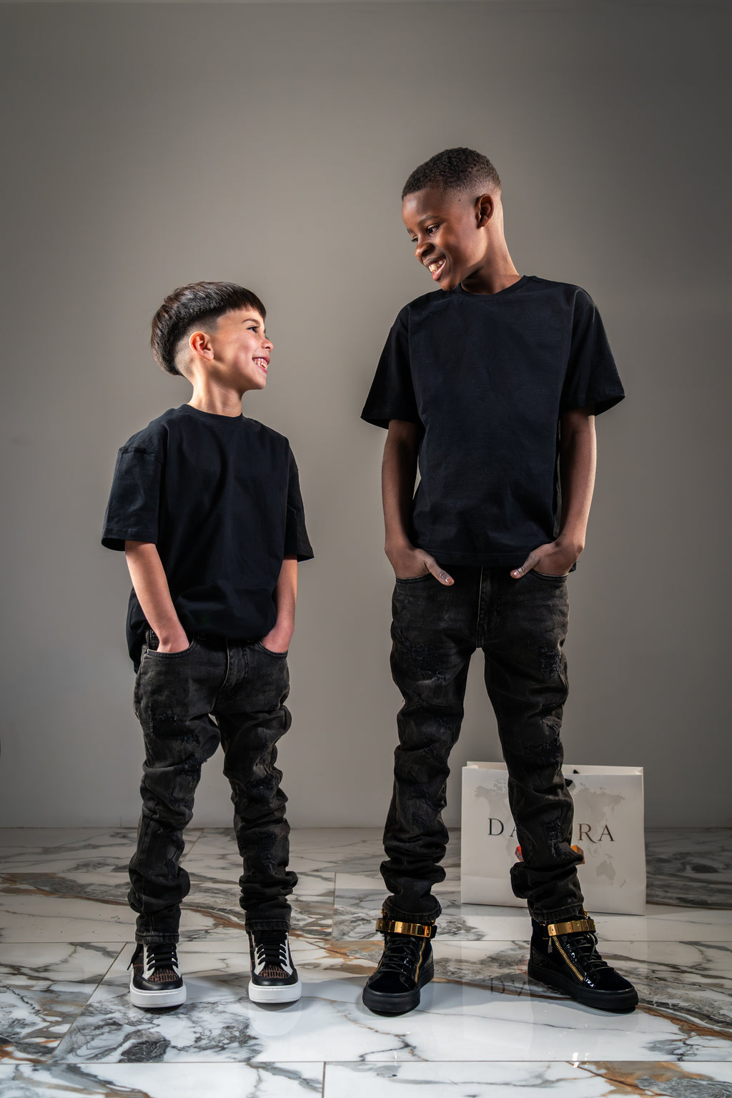 Jeans Fashion Nova Kids negro