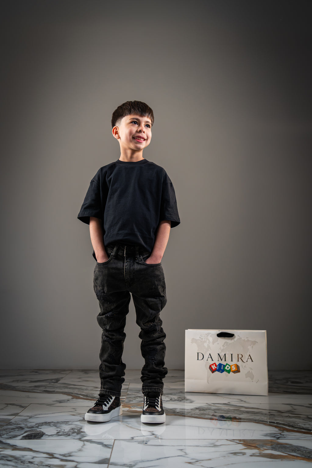 Jeans Fashion Nova Kids negro