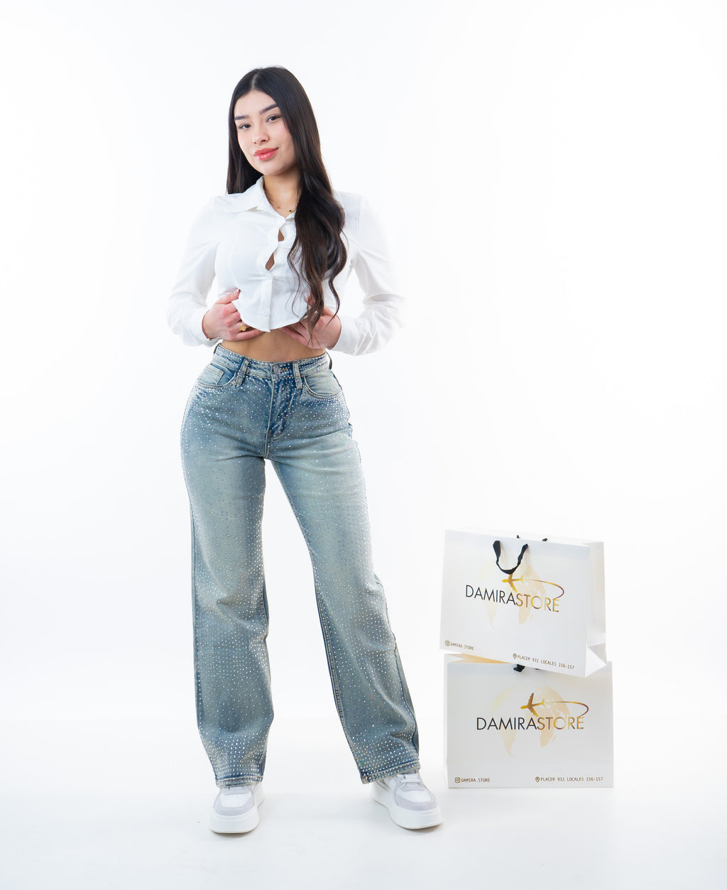 Jeans Fashion Nova brillos