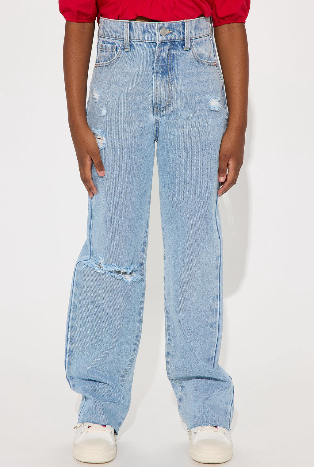 Jean Fashion Nova Kids celeste