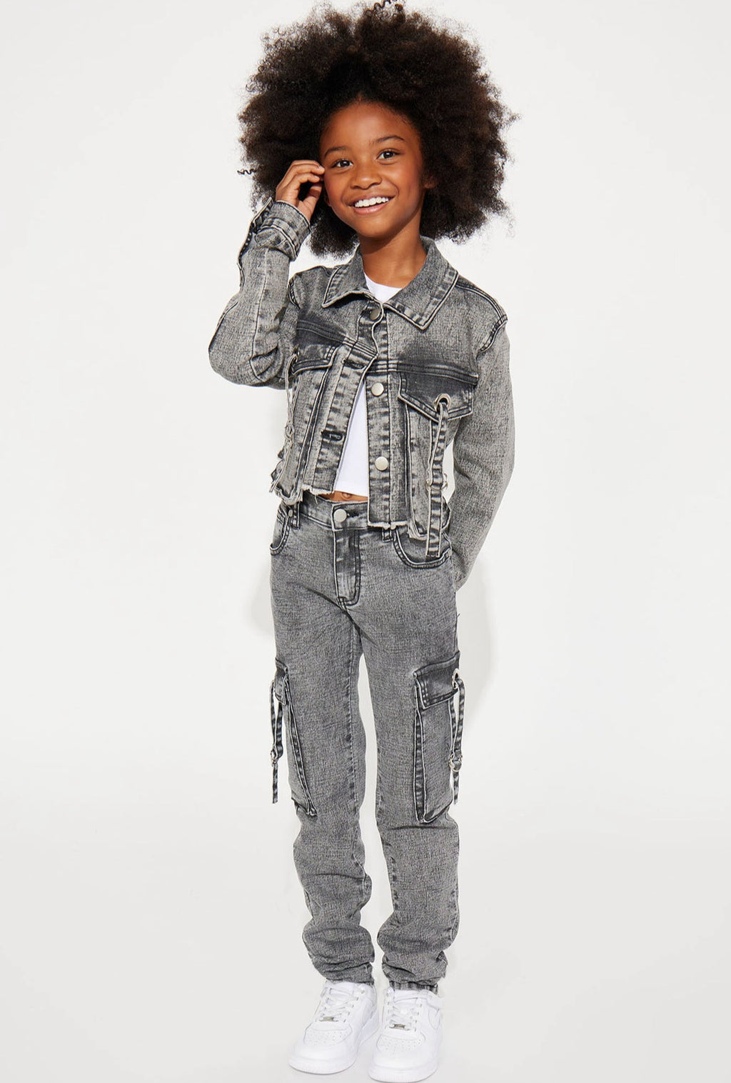 Conjunto Fashion Nova Kids negro