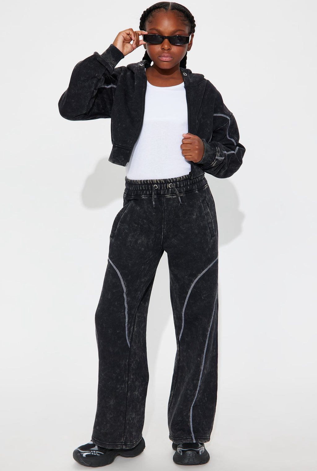 Conjunto Fashion Nova Kids negro