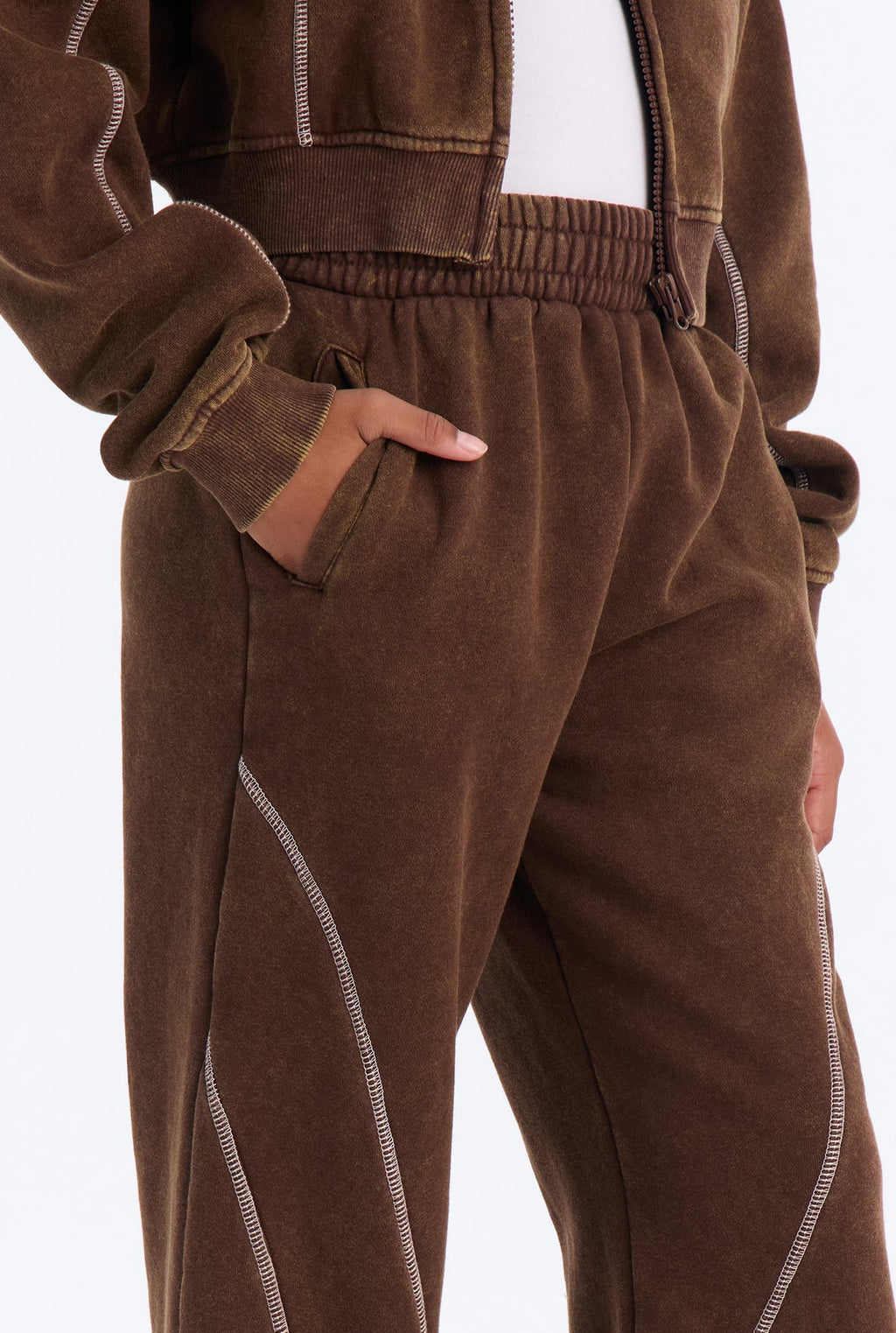 Conjunto Fashion Nova café Kids