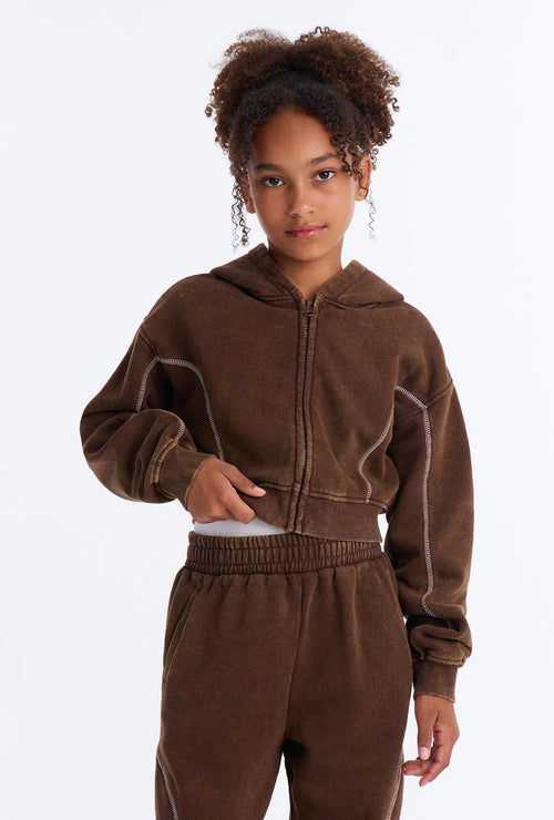Conjunto Fashion Nova café Kids