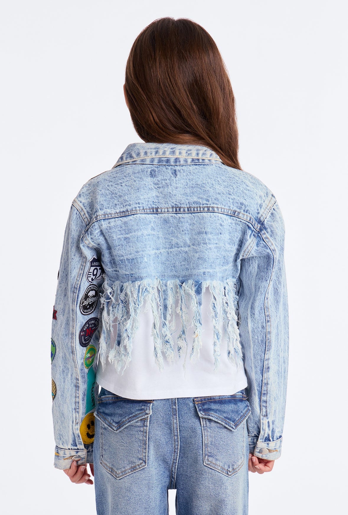 Jacket Fashion Nova Kids celeste