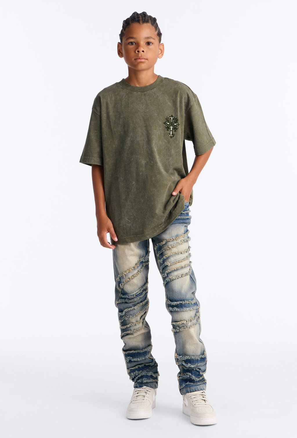 Jeans Fashion Nova Kids verde
