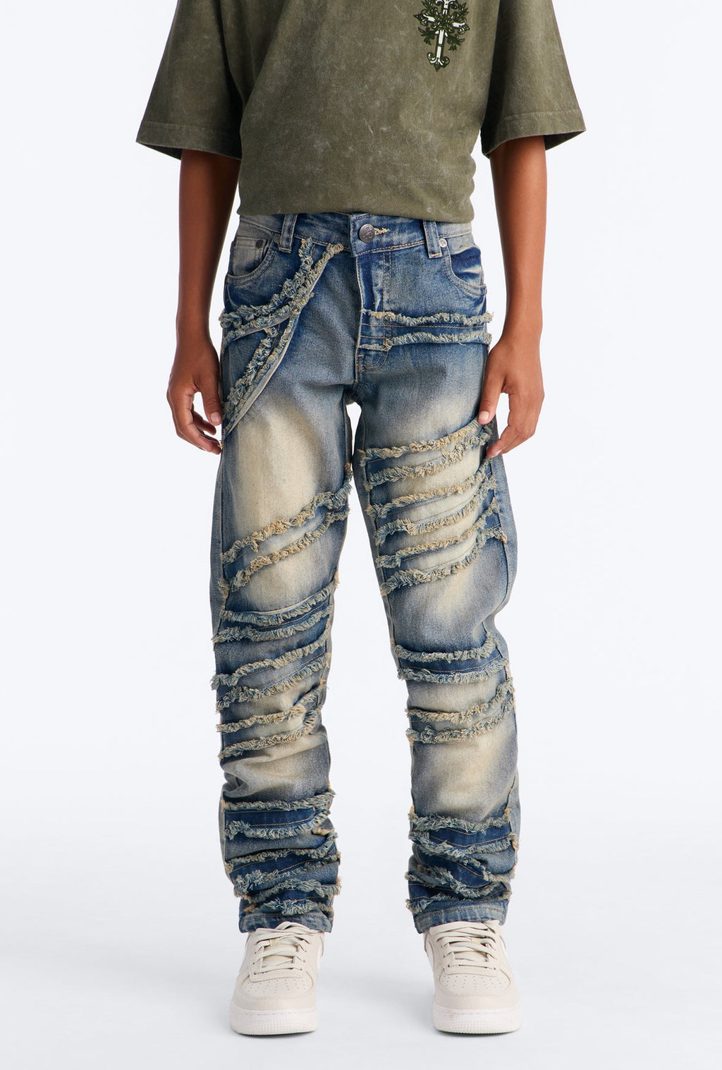 Jeans Fashion Nova Kids verde