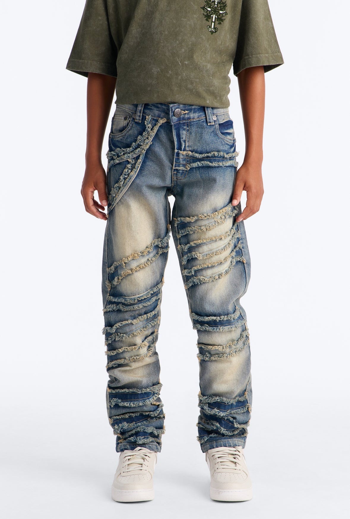 Jeans Fashion Nova Kids verde