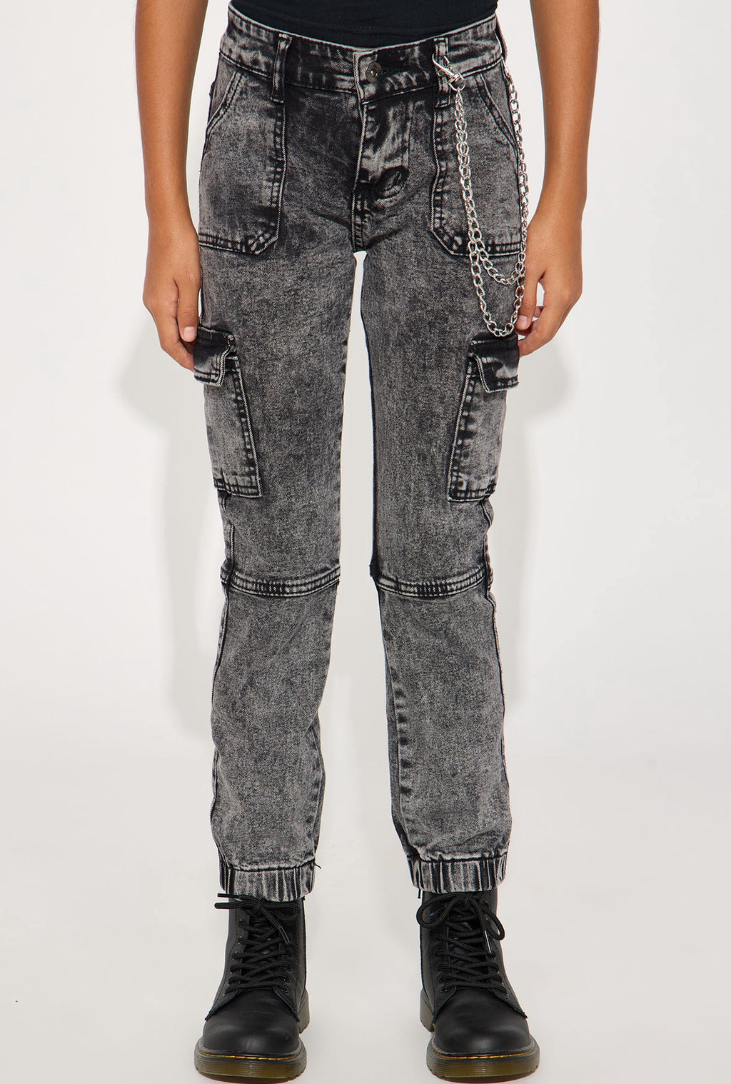 Jean Fashion Nova Kids gris