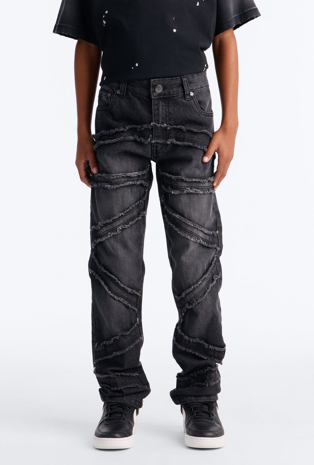 Jeans Fashion Nova Kids negro