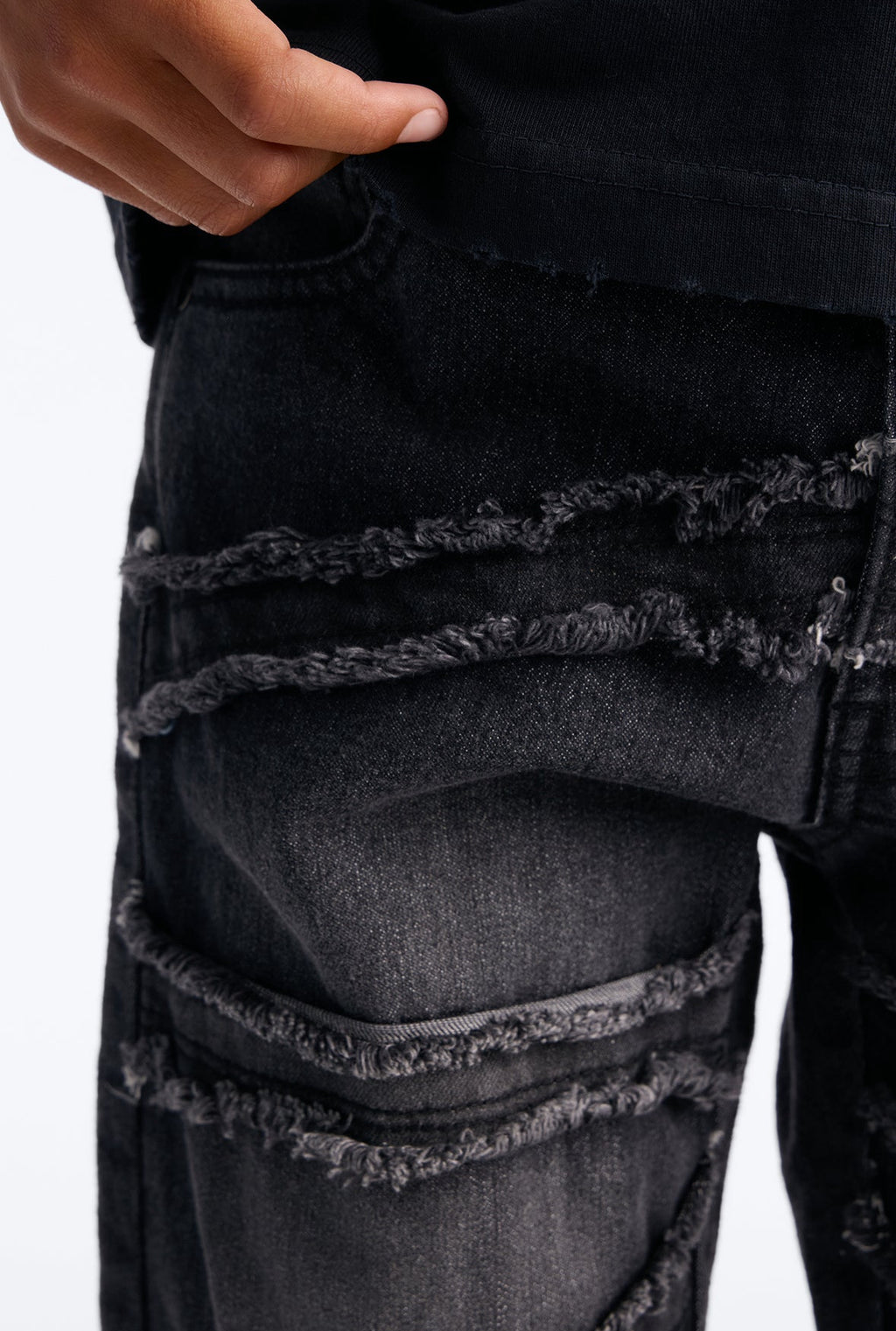 Jeans Fashion Nova Kids negro