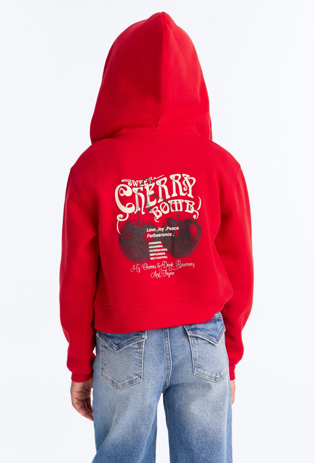 Poleron Fashion Nova Kids Cherry