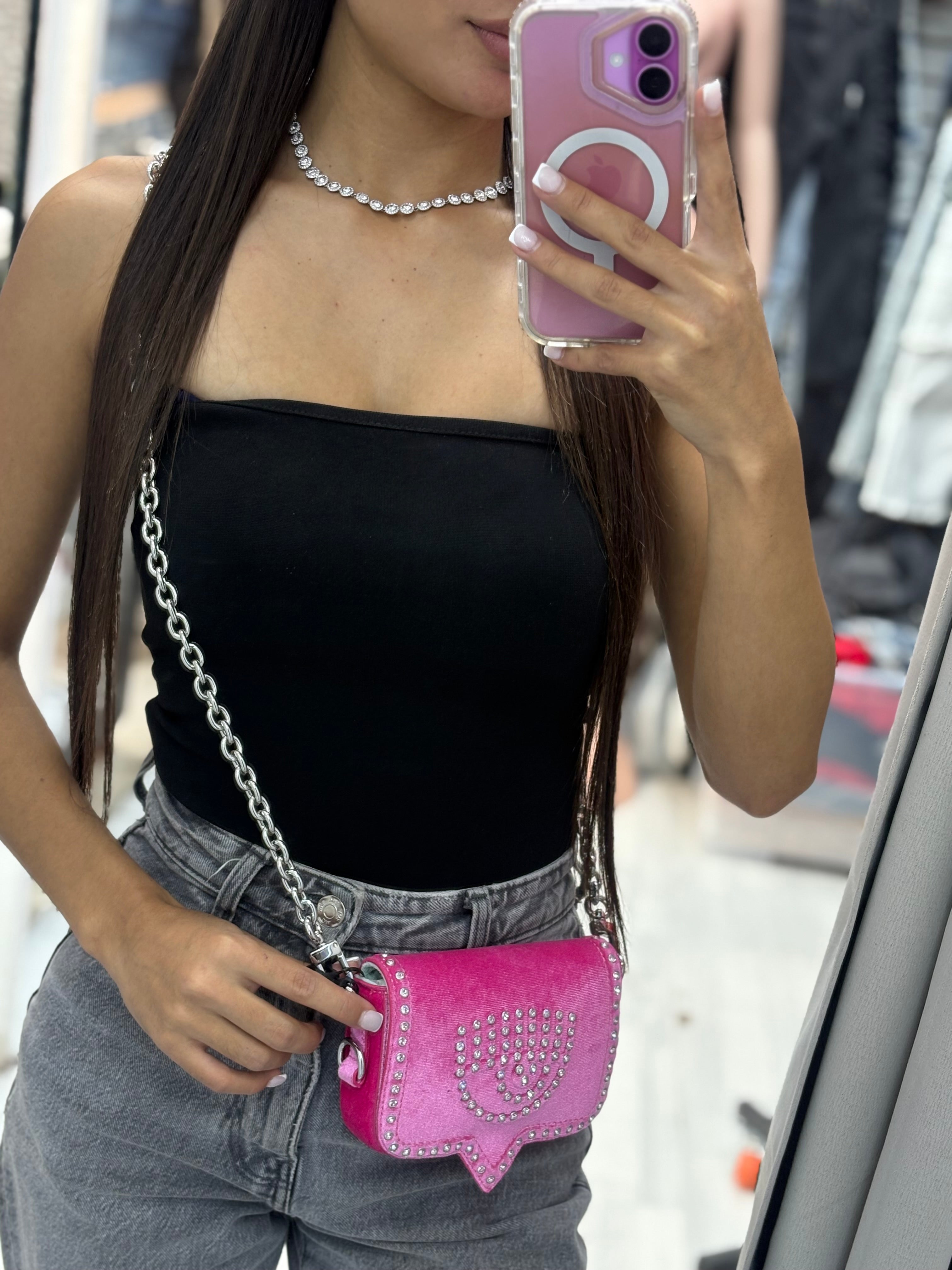 Crossbody Chíara Ferragni Rosado
