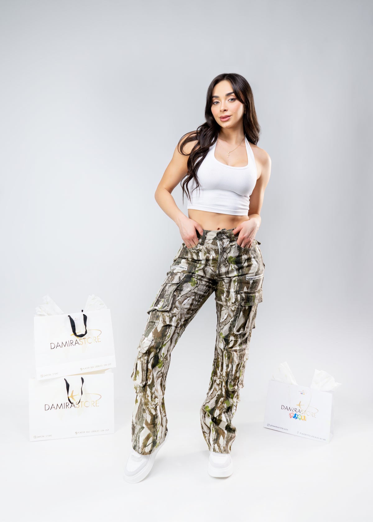 Jeans Fashion Nova militar